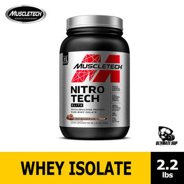 Muscletech, Nitro Tech Elite, 2.21 lbs (1 kg) - Ultimate Sup Singapore