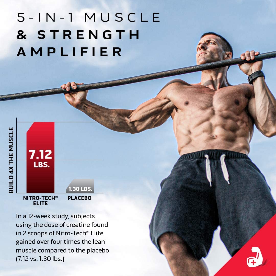 Muscletech, Nitro Tech Elite, 2.21 lbs (1 kg) - Ultimate Sup Singapore