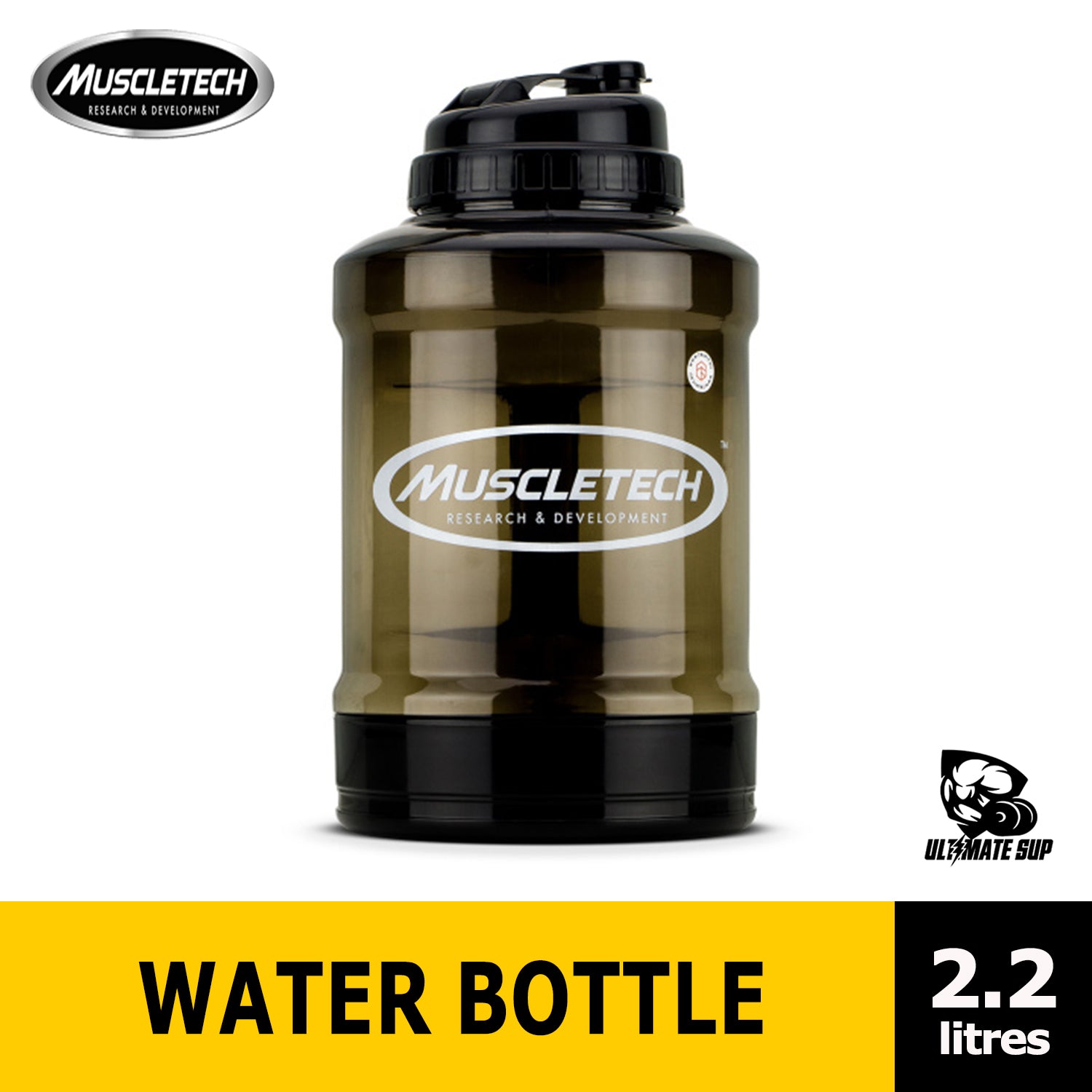 Muscletech, Water Bottle, 2.2L - Ultimate Sup Singapore