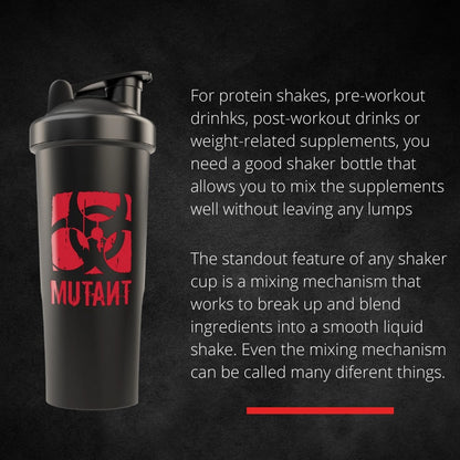 Mutant, Deluxe All-In Shaker Cup, 1 Liter - Ultimate Sup Singapore