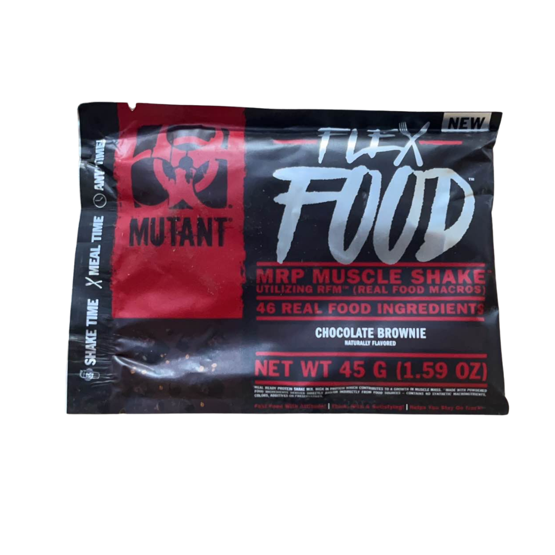 Mutant Flex Food, Choco Brownie – High Protein, 45 g - Ultimate Sup Singapore