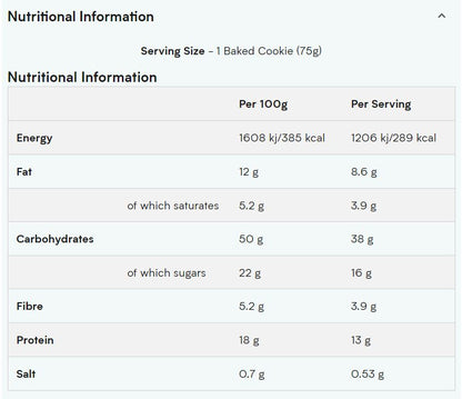 Myprotein Baked Protein Cookie, 3 - 12pcs - Ultimate Sup Singapore