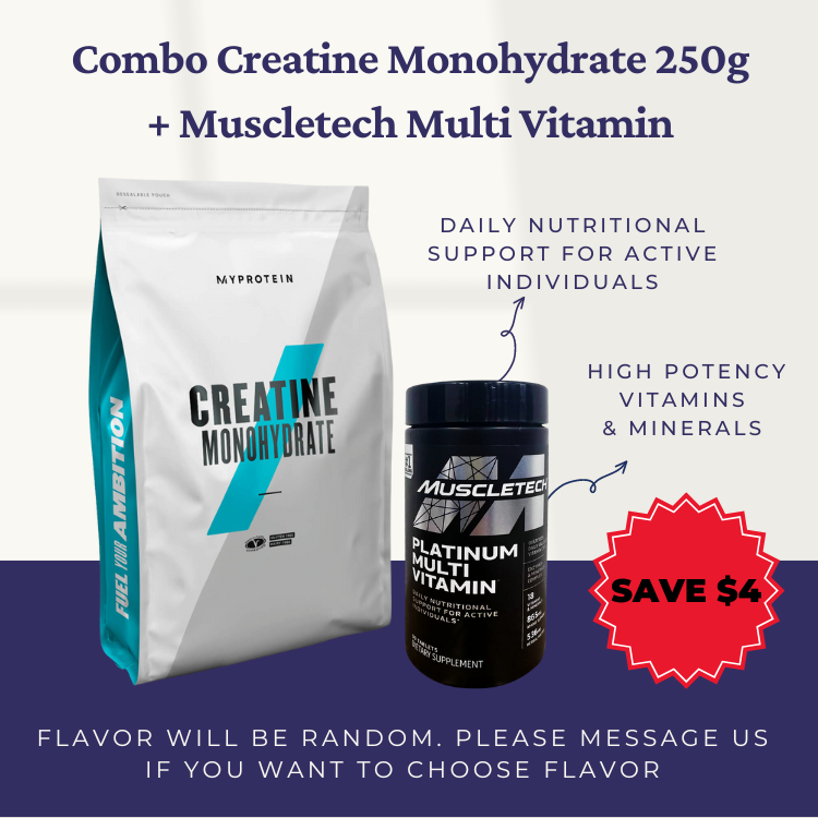 Myprotein, Creatine Monohydrate Powder 0.25-1kg - Ultimate Sup Singapore