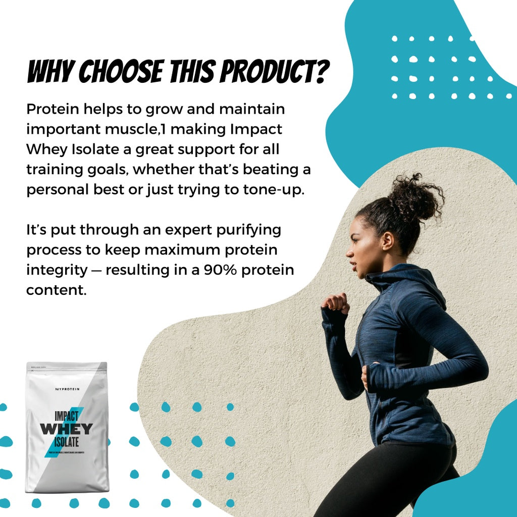 Myprotein, Impact Whey Isolate, 1-5kg - Ultimate Sup Singapore