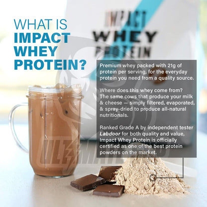 Myprotein, Impact Whey Protein Powder, 1-2.5 kg - Ultimate Sup Singapore