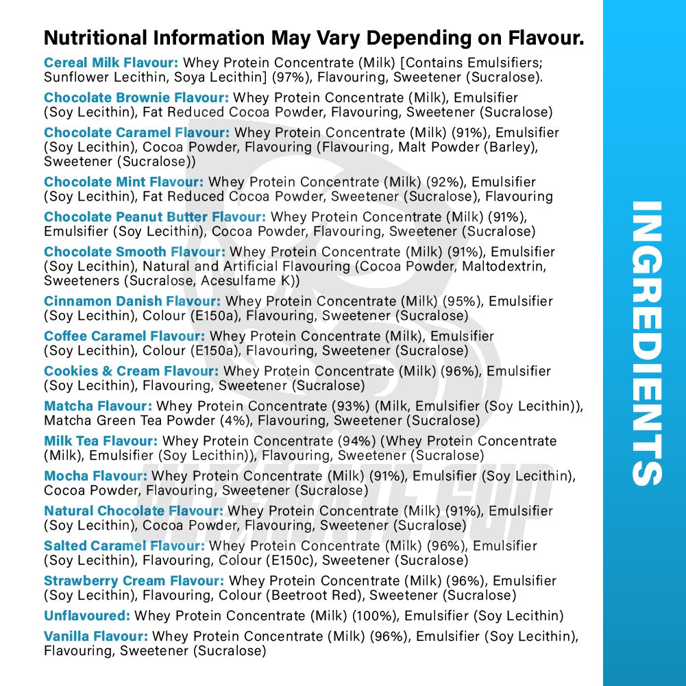 Myprotein, Impact Whey Protein Powder, 1-2.5 kg - Ultimate Sup Singapore