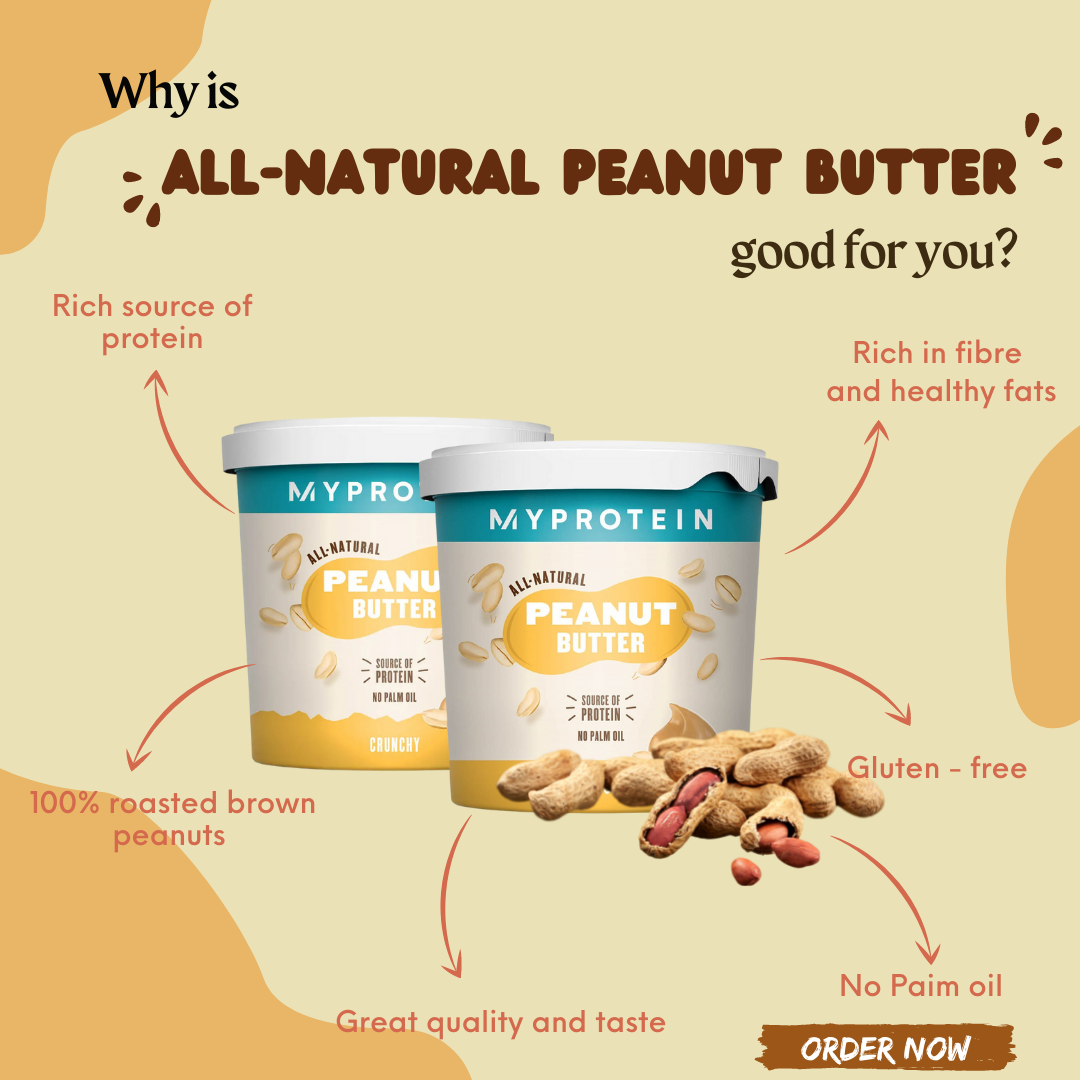 Myprotein Natural Peanut Butter - Ultimate Sup Singapore