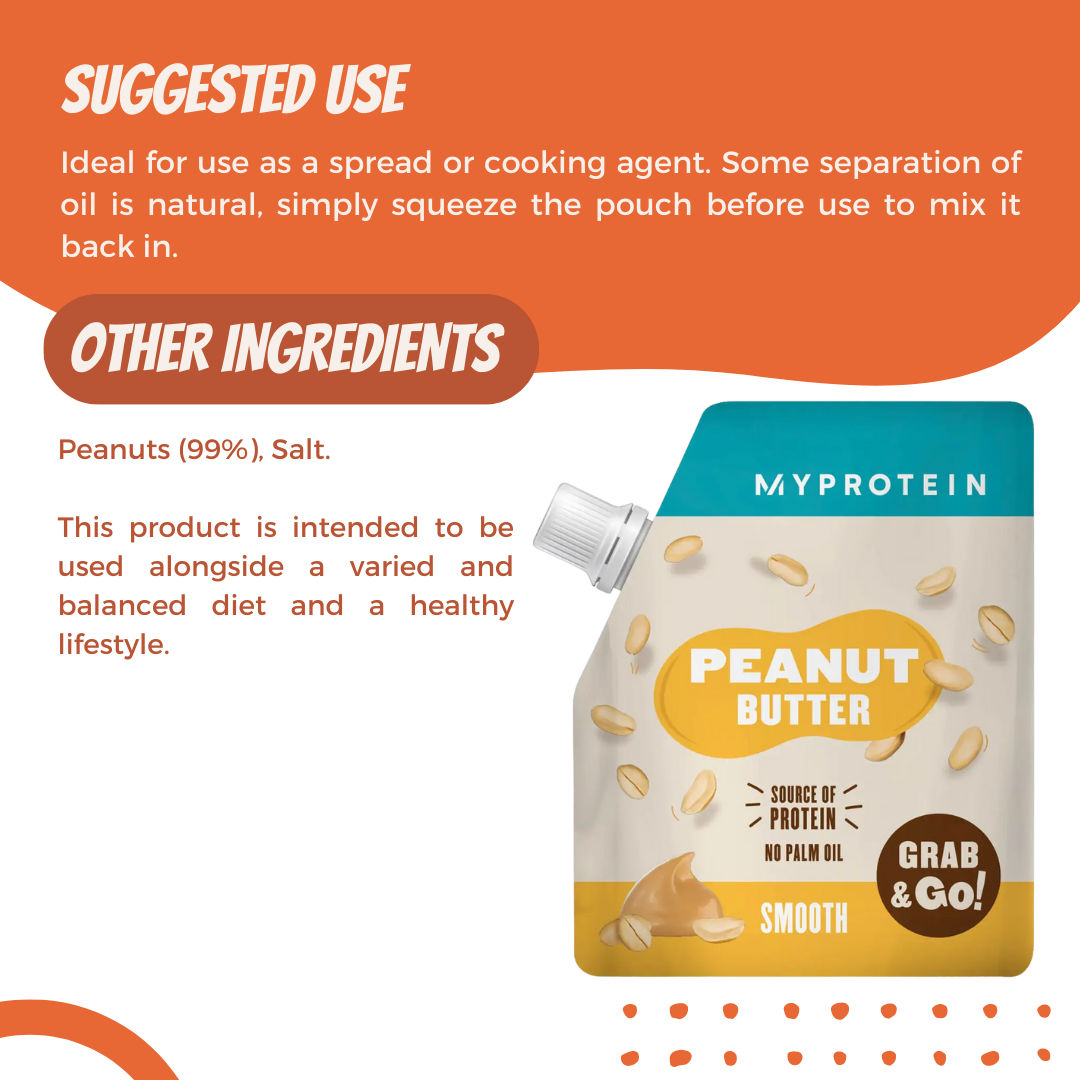 Myprotein Natural Peanut Butter - Ultimate Sup Singapore