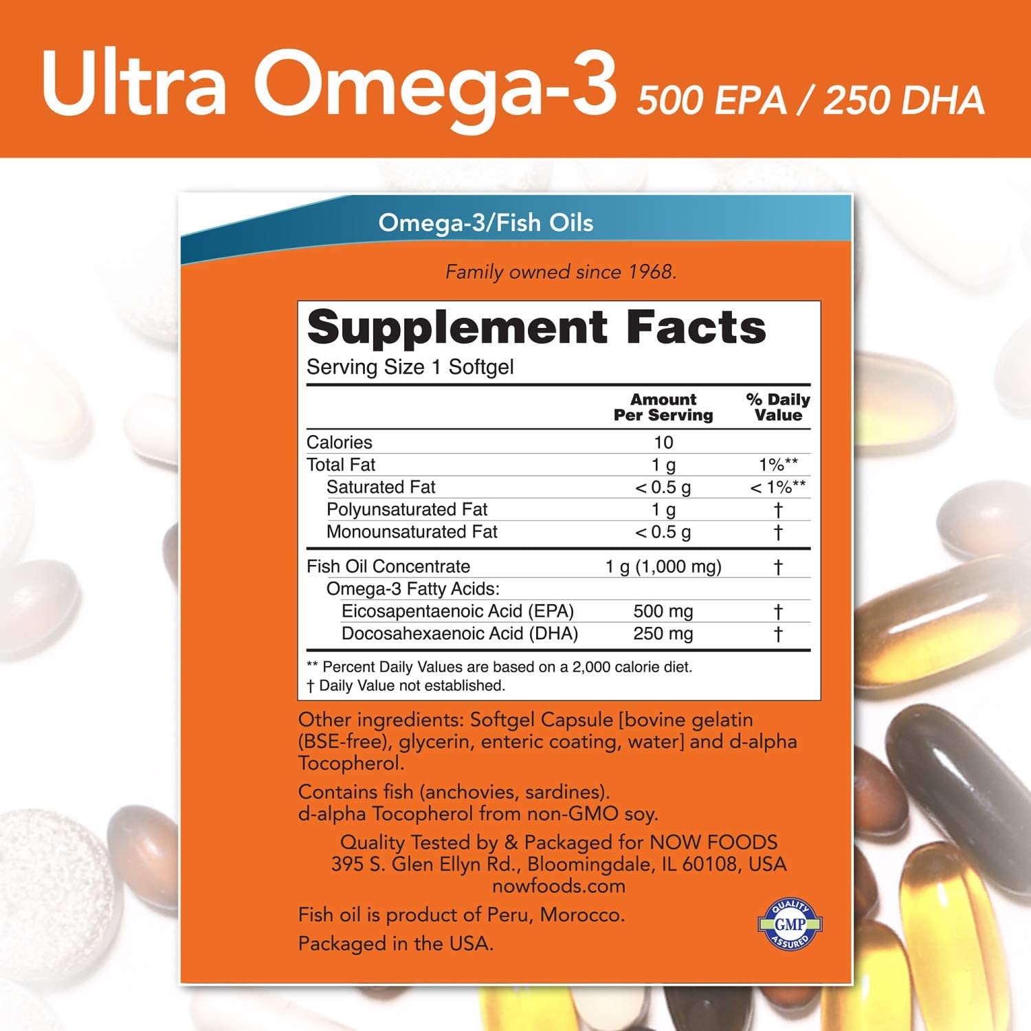 NOW Foods, Ultra Omega-3 Fish Oil, 180 Softgels - Ultimate Sup Singapore