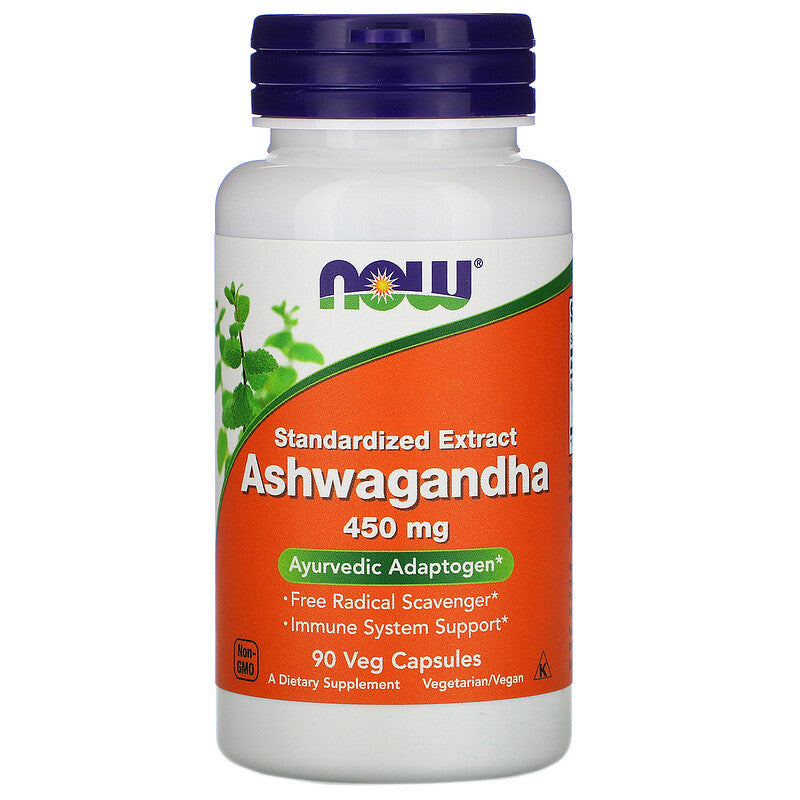Now Foods, Ashwagandha Standardized Extract, 90 Veg Caps - Ultimate Sup Singapore