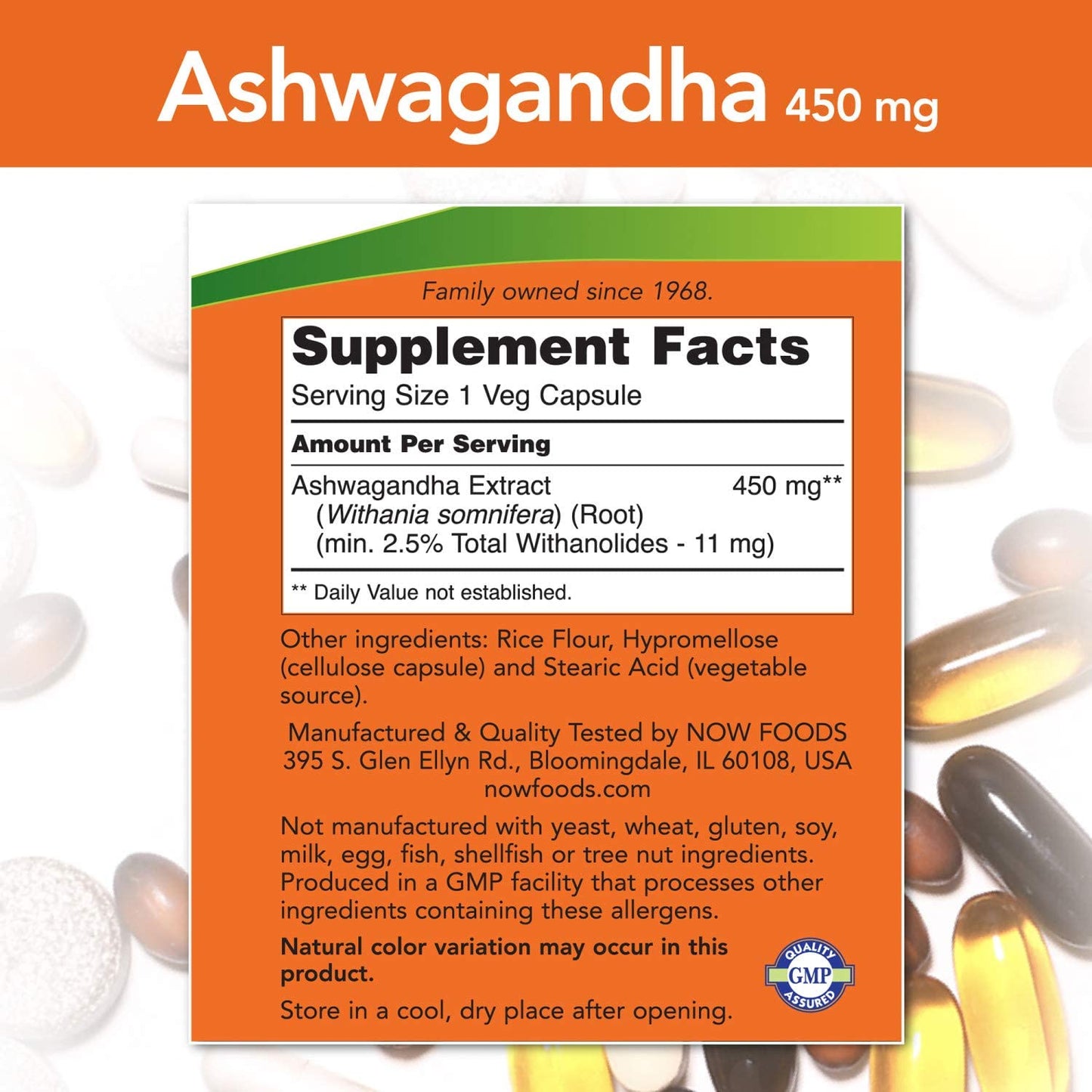 Now Foods, Ashwagandha Standardized Extract, 90 Veg Caps - Ultimate Sup Singapore