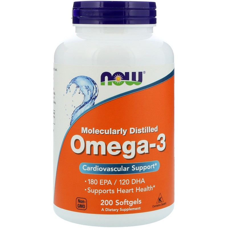 Now Foods, Omega-3, 200-500 Softgels - Ultimate Sup Singapore