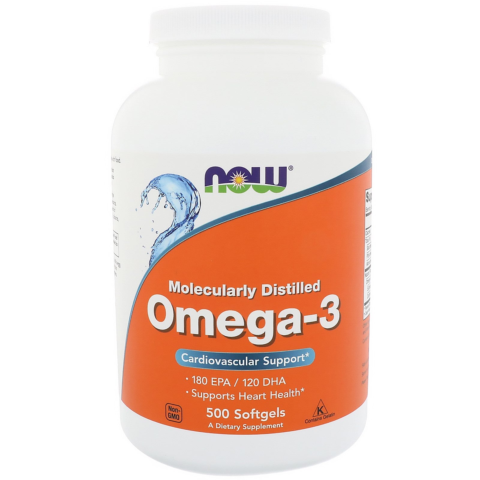 Now Foods, Omega-3, 200-500 Softgels - Ultimate Sup Singapore