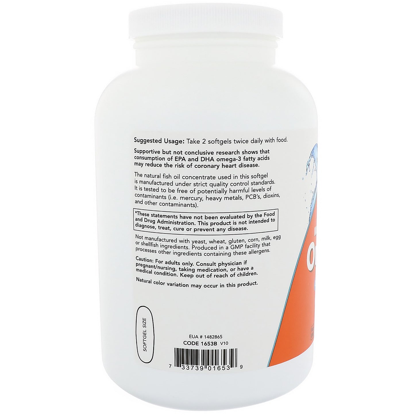 Now Foods, Omega-3, 200-500 Softgels - Ultimate Sup Singapore