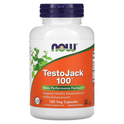 Now Foods, TestoJack 200mg, 60-120 Veggie Caps - Ultimate Sup Singapore