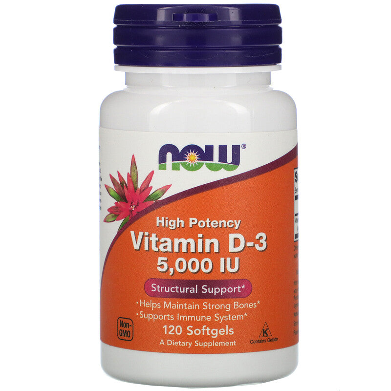 Now Foods, Vitamin D3, 120-360 Softgels - Ultimate Sup Singapore