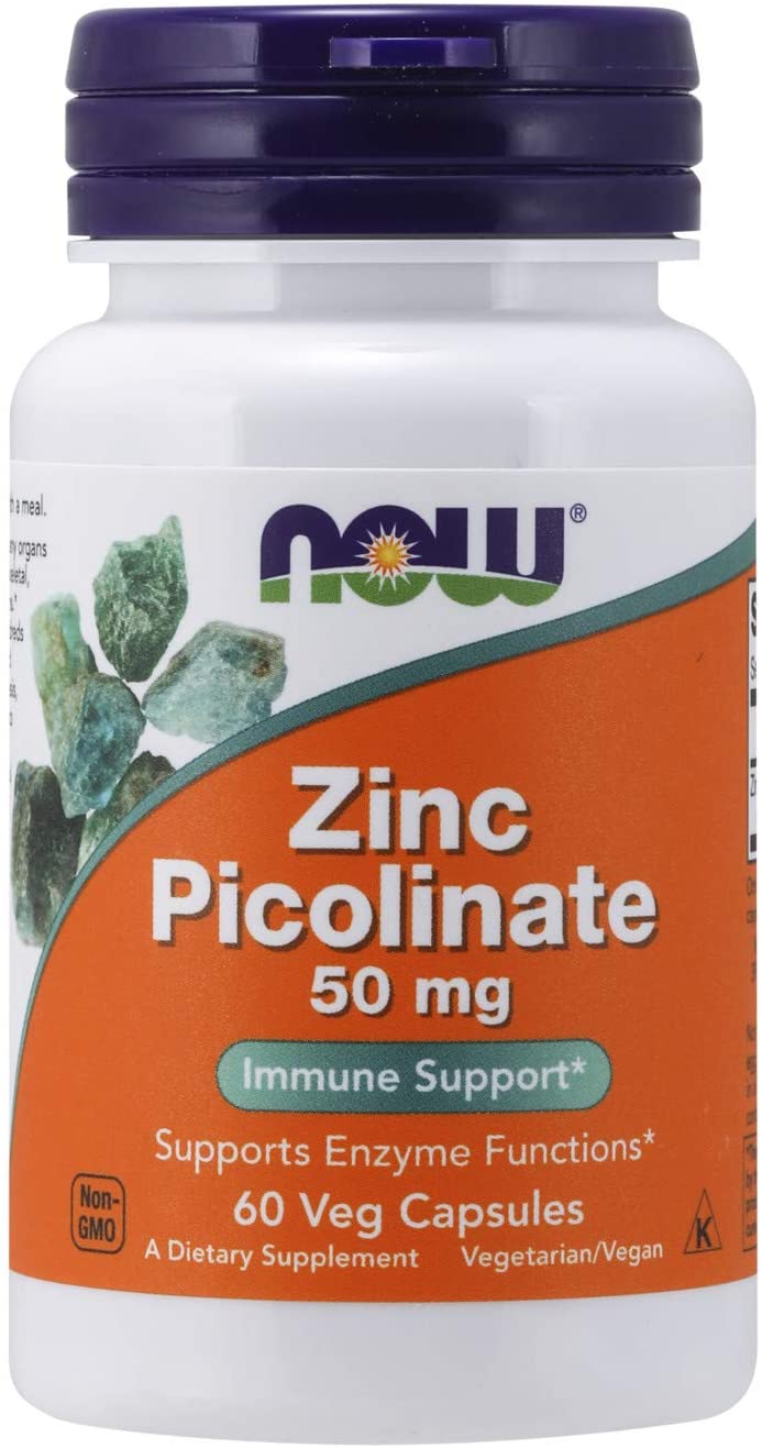 Now Foods, Zinc Picolinate, 50 mg, 60 -120 VegCaps/ Servings - Ultimate Sup Singapore