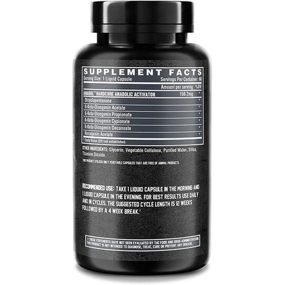 Nutrex Research, Anabol Hardcore, 60 Liquid Caps - Ultimate Sup Singapore