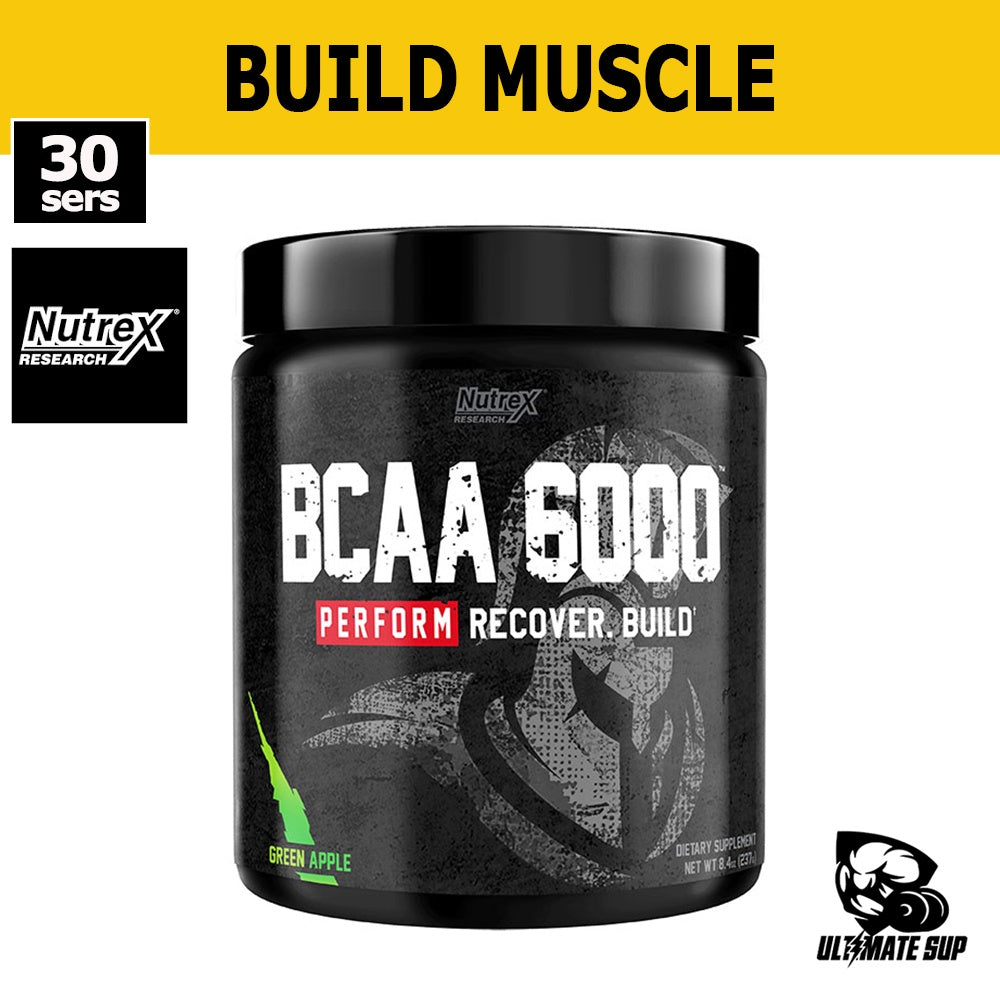 Nutrex Research, BCAA Powder 6000, 30 sers - Ultimate Sup Singapore