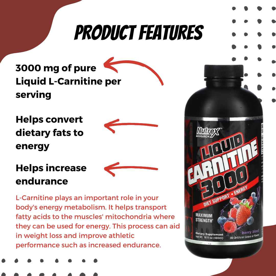 Nutrex Research Liquid Carnitine 3000, 16 fl oz 473ml Ultimate Sup Nutrex Research Liquid Carnitine 3000, 16 fl oz 473ml Ultimate Sup