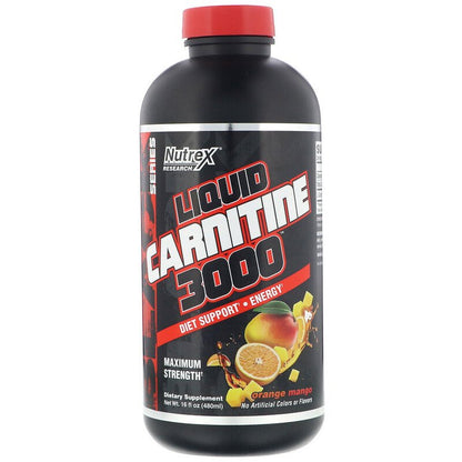 Nutrex Research Liquid Carnitine 3000, 16 fl oz 473ml - Ultimate Sup Singapore