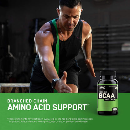 Optimum Nutrition, BCAA 1000 Caps, 200-400 Caps - Ultimate Sup Singapore