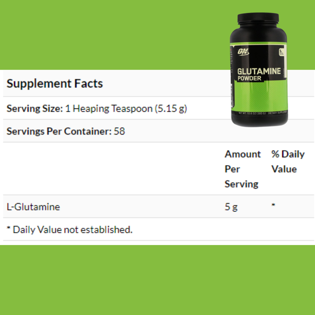 Optimum Nutrition, Glutamine Powder, 300g - Ultimate Sup Singapore
