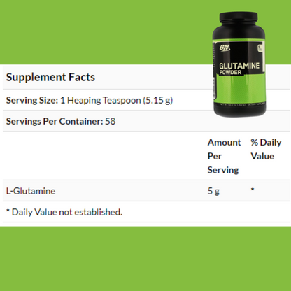 Optimum Nutrition, Glutamine Powder, 300g - Ultimate Sup Singapore