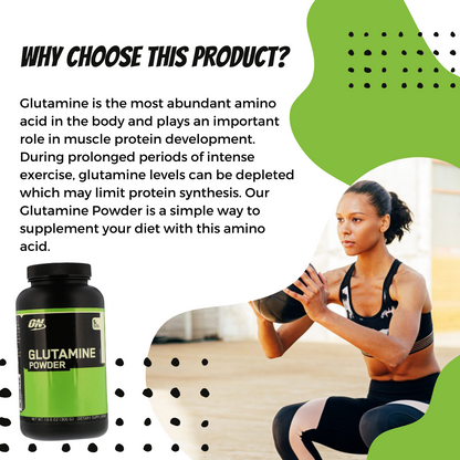 Optimum Nutrition, Glutamine Powder, 300g - Ultimate Sup Singapore