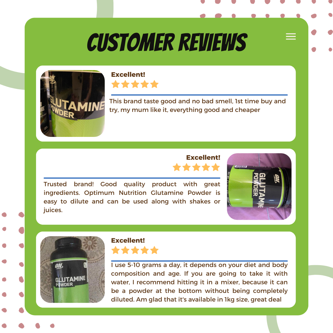 Optimum Nutrition, Glutamine Powder, 300g - Ultimate Sup Singapore