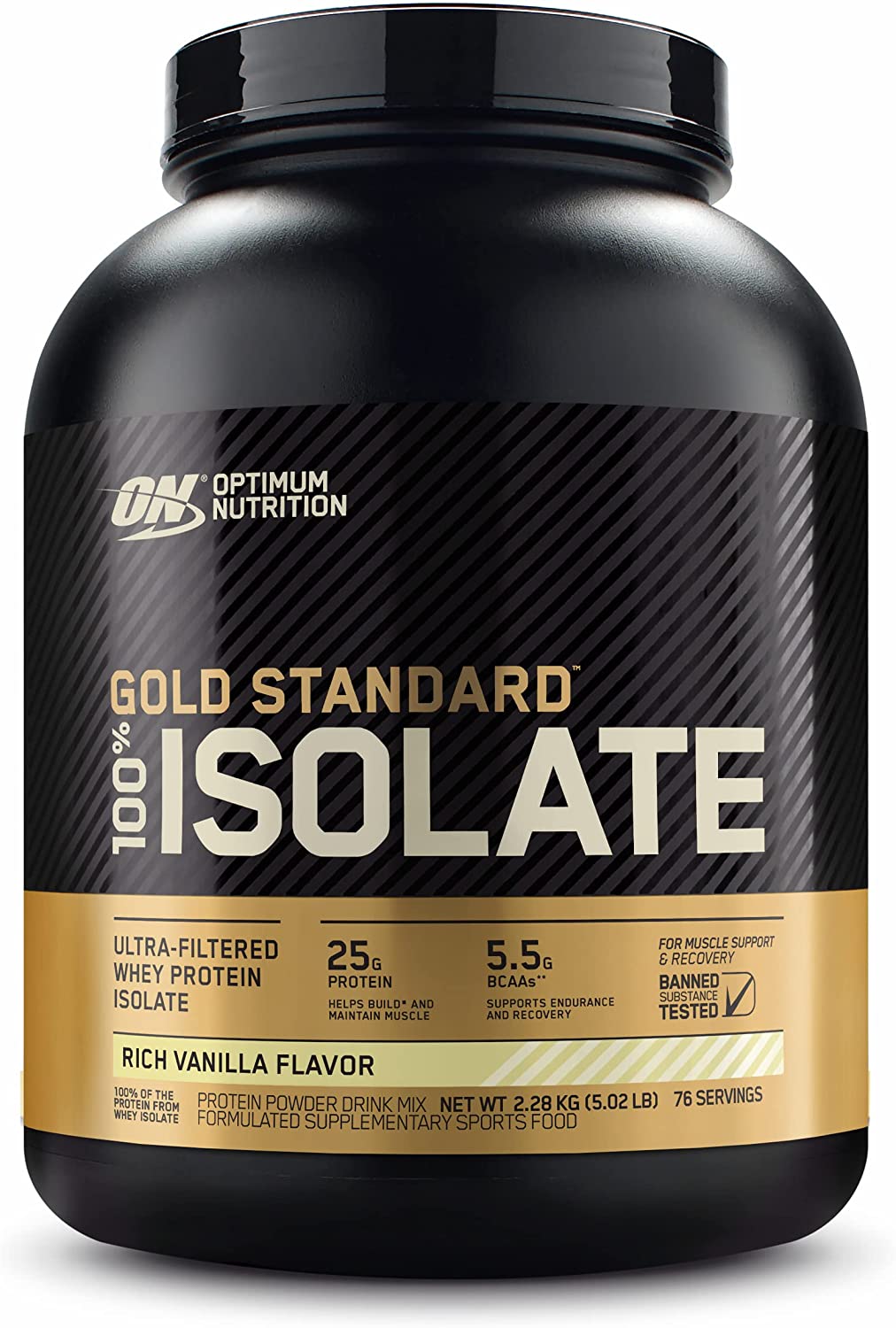 Optimum Nutrition, Gold Standard Isolate Protein, 5 lb (2.27 kg) - Ultimate Sup Singapore