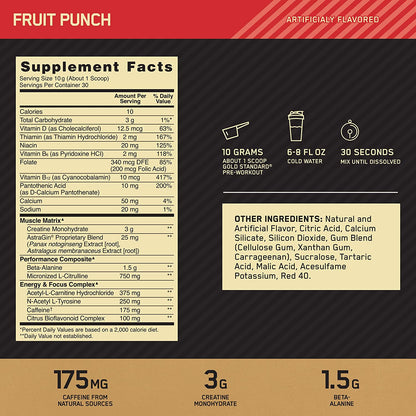 Optimum Nutrition, Gold Standard Pre Workout, 300g - Ultimate Sup Singapore