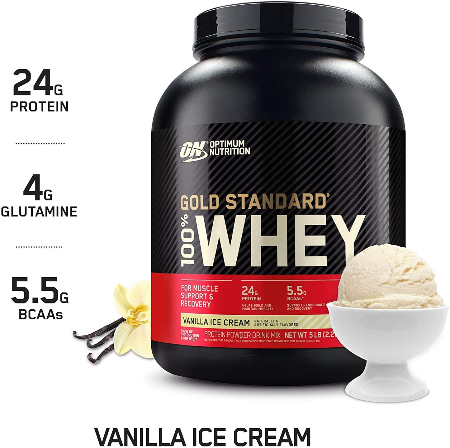 Optimum Nutrition, Gold Standard Whey Protein Powder, 1-10 lbs - Ultimate Sup Singapore