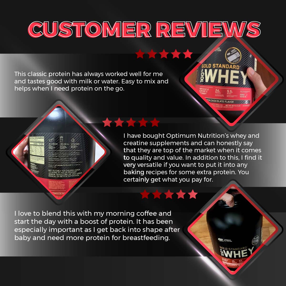 Optimum Nutrition, Gold Standard Whey Protein Powder, 1-10 lbs - Ultimate Sup Singapore