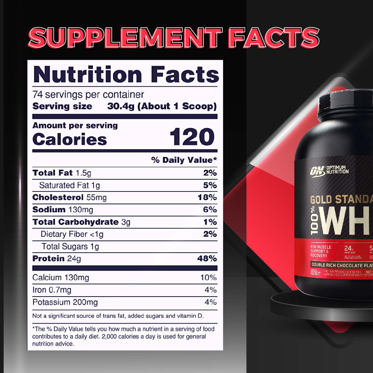 Optimum Nutrition, Gold Standard Whey Protein Powder, 1-10 lbs - Ultimate Sup Singapore