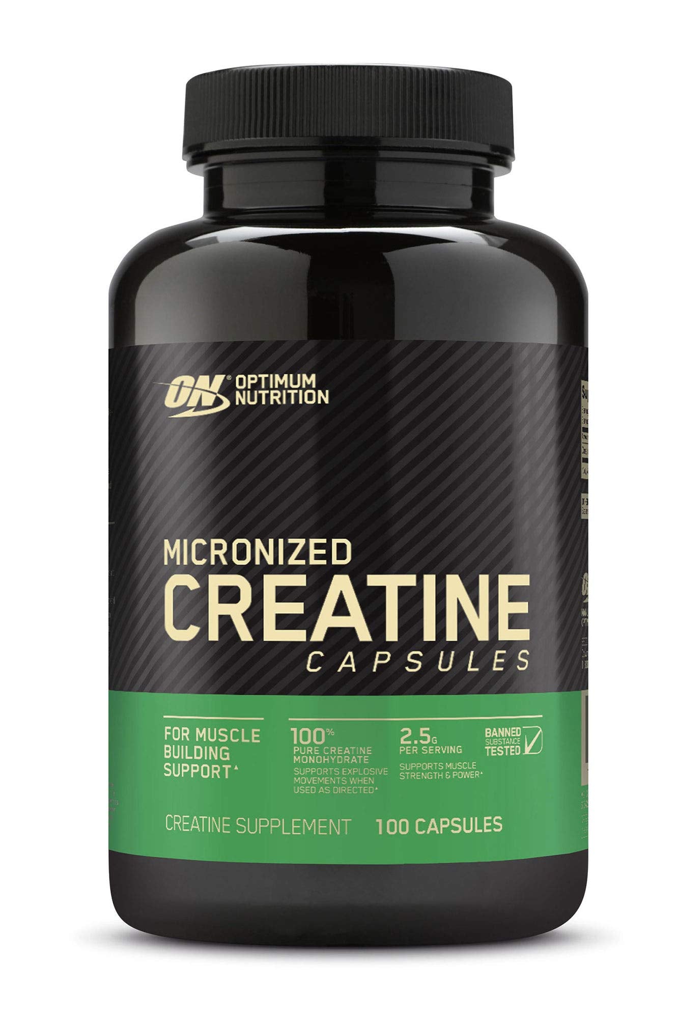 Optimum Nutrition, Micronized Creatine Monohydrate, 300 Capsules - Ultimate Sup Singapore