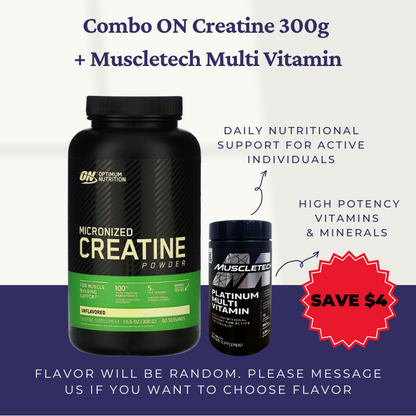 Optimum Nutrition, Micronized Creatine Powder, 60-240 sers - Ultimate Sup Singapore