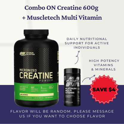 Optimum Nutrition, Micronized Creatine Powder, 60-240 sers - Ultimate Sup Singapore
