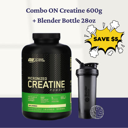Optimum Nutrition, Micronized Creatine Powder, 60-240 sers - Ultimate Sup Singapore