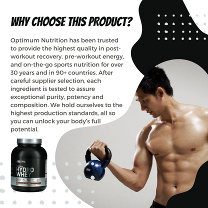 Optimum Nutrition, Platinum Hydro Whey, 1.8-3.61 lbs - Ultimate Sup Singapore