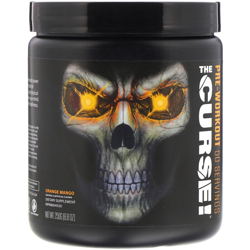 JNX Sports The Curse! Pre Workout Supplement - Intense Energy & Focus, Instant Strength Gains, 8.8 oz (250 g)