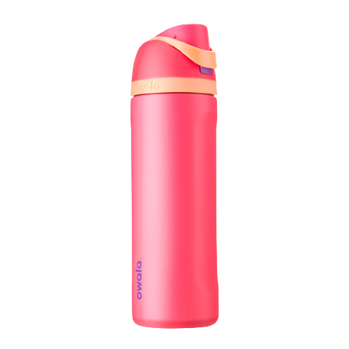 Owala, FreeSip Insulated Stainless Steel Blender Bottle w Locking Push Button Lid, 19oz - 24oz - 32oz - 40oz - Ultimate Sup Singapore