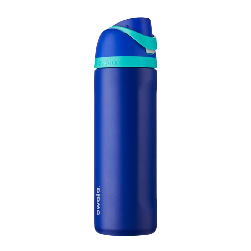 Owala, FreeSip Insulated Stainless Steel Blender Bottle w Locking Push Button Lid, 19oz - 24oz - 32oz - 40oz - Ultimate Sup Singapore