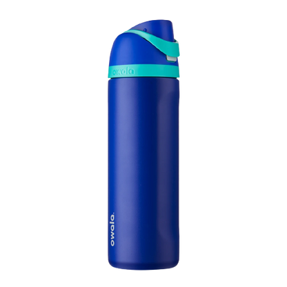 Owala, FreeSip Insulated Stainless Steel Blender Bottle w Locking Push Button Lid, 19oz - 24oz - 32oz - 40oz - Ultimate Sup Singapore