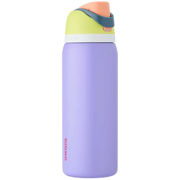 Owala, FreeSip Insulated Stainless Steel Blender Bottle w Locking Push Button Lid, 19oz - 24oz - 32oz - 40oz - Ultimate Sup Singapore