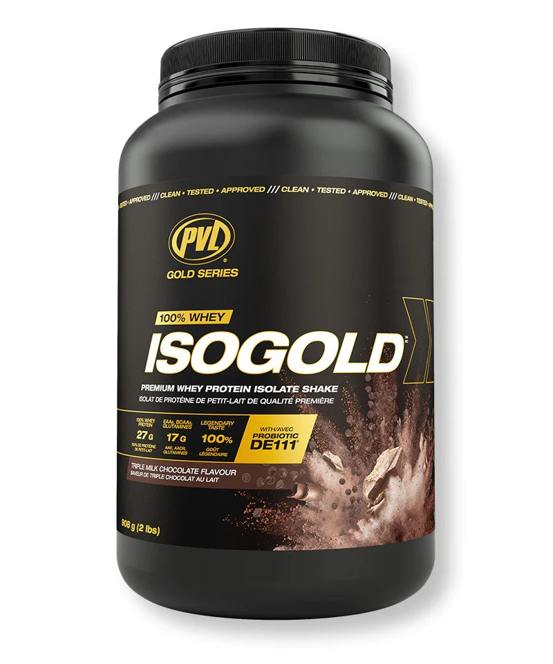 PVL Gold Series, Iso Gold - Whey Protein Isolate, 2-5 lbs - Ultimate Sup Singapore