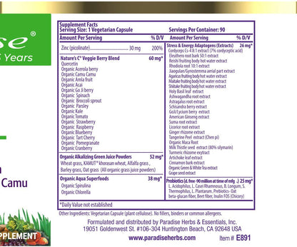 Paradise Herbs, Earth's Blend, Zinc, Picolinate, 90 Capsules - Ultimate Sup Singapore