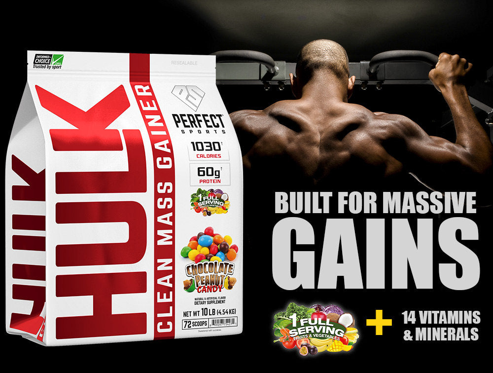 Perfect Sports, Hulk Clean Mass Gainer, 10lb - Ultimate Sup Singapore