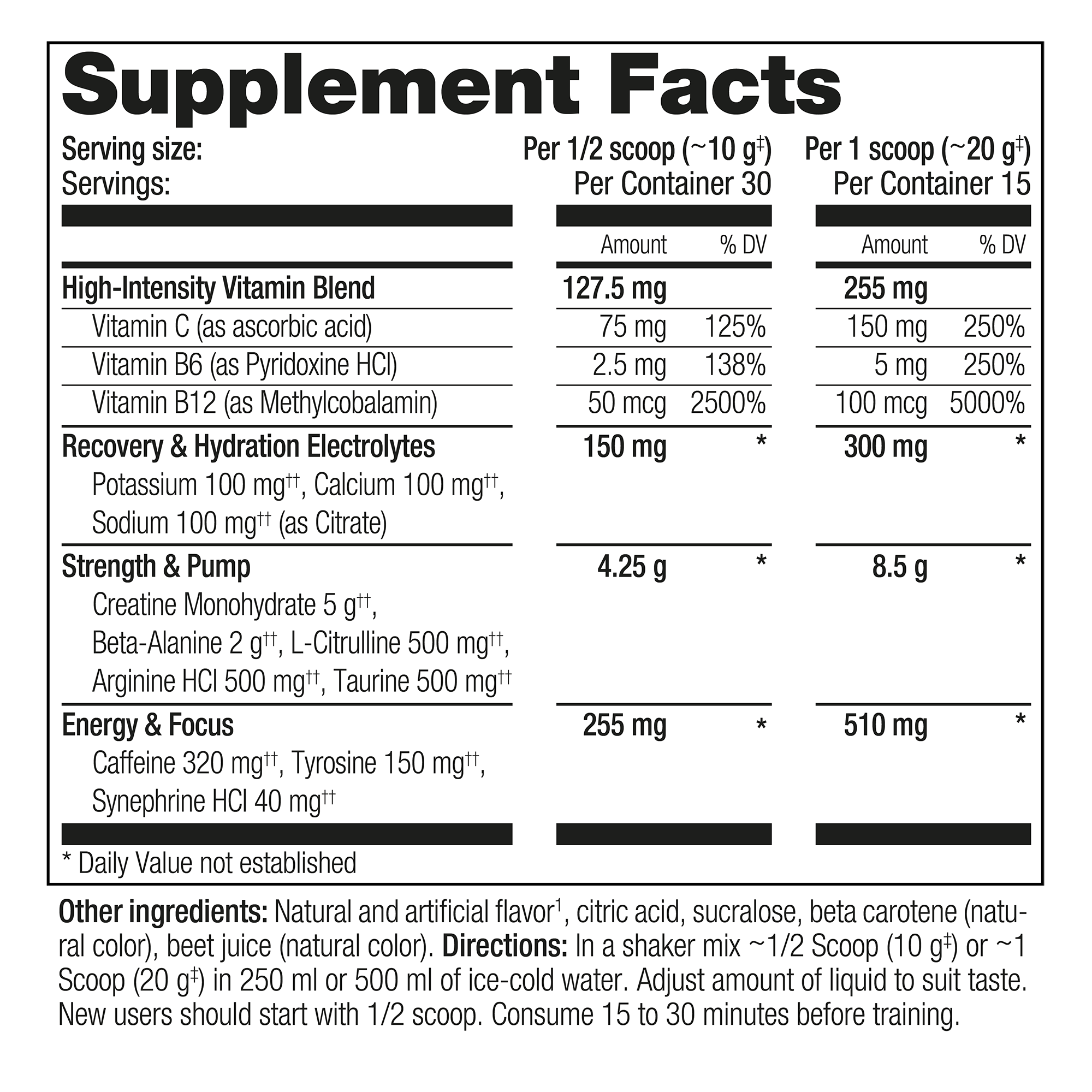 Perfect Sports, iPrep Advanced Pre-Workout, 30sers - Ultimate Sup Singapore