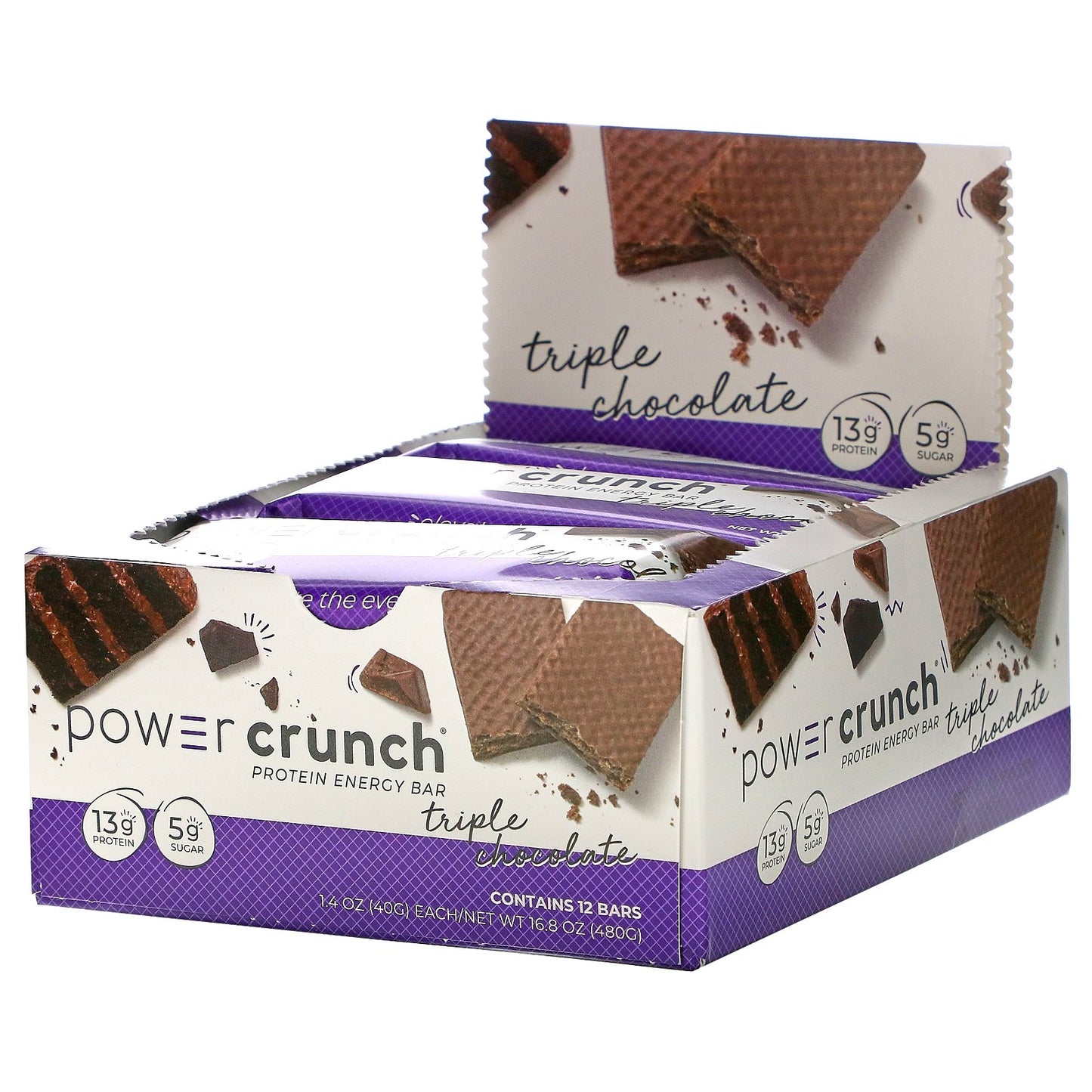 Power Crunch, Protein Bar Energy, Protein Worth Craving, High Protein, 3-12 Energy Bar, 40g Each, 13g Protein - Ultimate Sup Singapore
